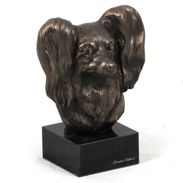 Papillon, Dog Marble Statue, Limited Edition, Artdog. Made Of Cold Cast Bronze. Perfect Gift. Limited Edition - image 1
