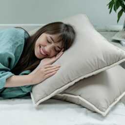 Organic Wool Pillow + Foam Core - 20x26 In, 1Pc. - Us Duty Paid - thumbnail 4