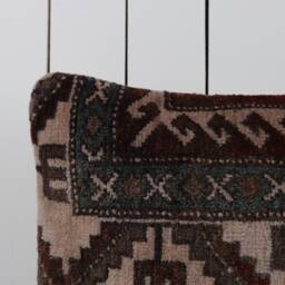 Kilim Lumbar Pillow Cover - 12x24 Inch Turkish Home Decor - thumbnail 2