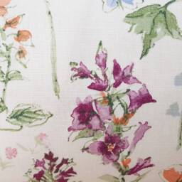 Laura Ashley Wild Meadow Cushion Floral Sienna Orange & Pinks Handmade With Zip Closure - thumbnail 4