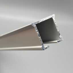 Heavy Duty Aluminum Wave Curtain Track Complete Set - 40cm - 350cm - thumbnail 3