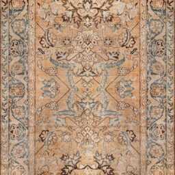 Yellow Beige Turkish Area Rug Vintage Style Washable Carpet Rustic Bedroom Boho Living Room With Many Size Options - thumbnail 2