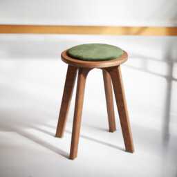 Customizable Small Wooden Stool Scandinavian Decor Side Table - thumbnail 1