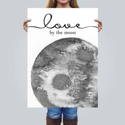 Sun & Moon Watercolor Art Prints, Inspirational Quotes - thumbnail 3