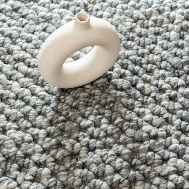 Hand Woven Chunky Braided Knitted, Modern Style Wool Area Indoor Rug. Entryway Or Runner Customisation Available - The Rug Baket - image 1