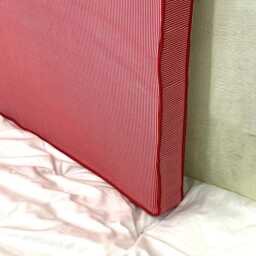 "Ticking Stripe Piping Headboard 3"" Thick - Dorm Room Size Twin/Twinxl 30""Hx40""W Full/Fullxl 30""Hx55" - thumbnail 2