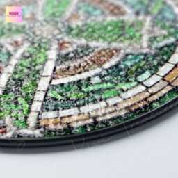 Celtic Cross Glass Suncatcher Irish Window Hanging, Indoor Decor - thumbnail 3