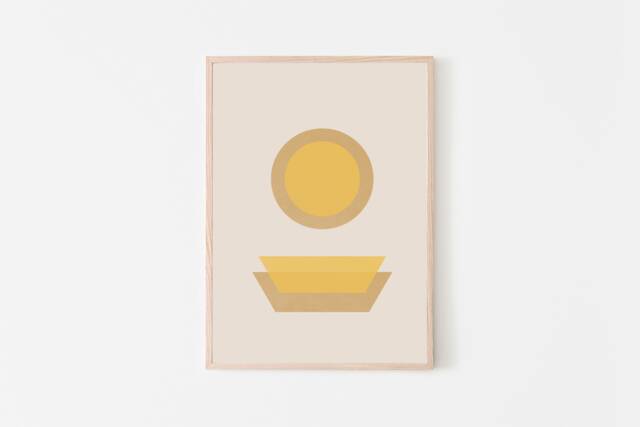 Egg Tart Art V3, Dan Tat Art, Asian Food Modern Dimsum Taiwan Print, Home & Kitchen Decor For The Lover - image 1