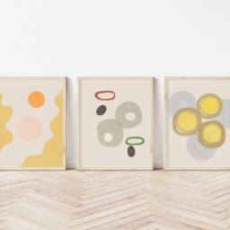 Egg Tart Art V3, Dan Tat Art, Asian Food Modern Dimsum Taiwan Print, Home & Kitchen Decor For The Lover - thumbnail 2