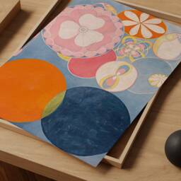 Hilma Af Klint Poster, No.2 Childhood, Modern Wall Art, Abstract Painting, Contemporary Home Decor, Exhibition Digital Circles Print - thumbnail 2