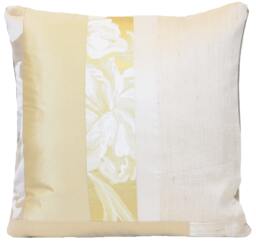 Sale 10 Pound Of From 35.99 To 25.99 Flowers Yellow Beige Contemporary Patchwork Cushion Cover Cream Silk Uniquepillow Throw Case