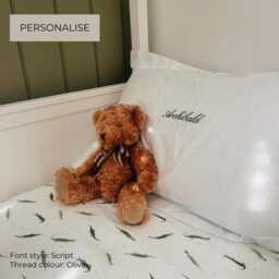 The Personalised Embroidered Pillowcase - Script - thumbnail 2