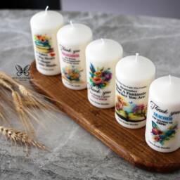 Thank You Teacher Candle , Thank Gift , Personalized Appreciation, Custom Thank You Candle, End Of Year - thumbnail 2