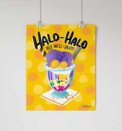 Halo Art Print Filipino Dessert Illustration - thumbnail 1