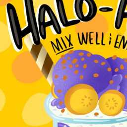 Halo Art Print Filipino Dessert Illustration - thumbnail 2