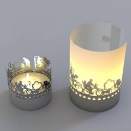 Bicycle Shadow Play Candle - Gift For Cycling Enthusiasts