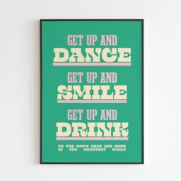 Ocean Colour Scene Inspired - One For The Road- Lyrics Music A3 A4 A5 Wall Art Poster Print Gig Poster - thumbnail 2