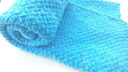 Baby Boy Blanket Blanket.newborn Baby Knit Throw Newborn Gift Shower Handmade Blanket.ready To Ship - thumbnail 1