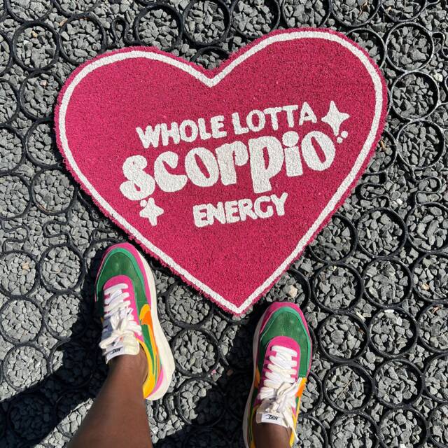 Whole Lotta Zodiac Energy Mat - Choose Your Sign - Capricorn Aquarius Pisces Aries Taurus Gemini Cancer Leo Virgo Libra Scorpio Sagittarius