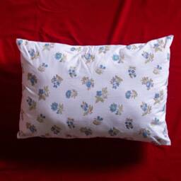 Blue & Red Gulshan Jaal Cushion Cover, Floral Pillow, Cushion, Handmade Cushion, Sizes Available - thumbnail 4