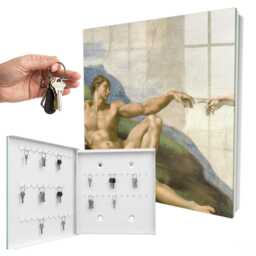 Classic Art Key Cabinet For Home, Beige Box Wall, Art, Lovers Of Classical - thumbnail 2