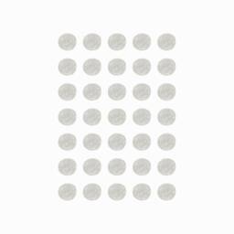 Grey Polka Dots Fabric Wall Stickers. Removable & Reusable - thumbnail 1