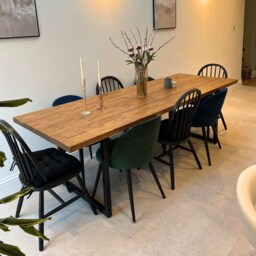 Rustic Dining Table & Bench Box Frame - Jefferson Style - thumbnail 1