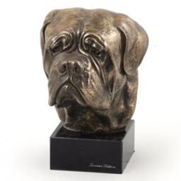 Dogue De Bordeaux, Dog Marble Statue, Limited Edition, Artdog. Made Of Cold Cast Bronze. Perfect Gift. Limited Edition