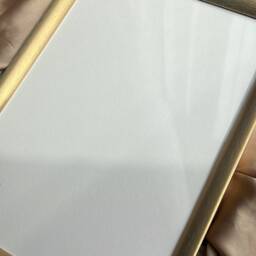 A4 Gold Frame, Nikkah Certificate Feather Pen Gold, Frame For Print & Photos, Picture White Ostrich - thumbnail 2