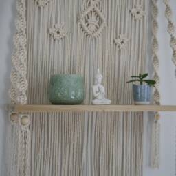 Macrame Wall Hanging With 18 - thumbnail 4
