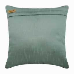 "Art Silk Gray Toss Pillow Cover 16""x16" - thumbnail 4