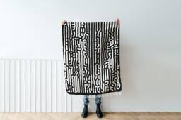 Bamboo Forest Cotton Throw Blanket Usa Woven Jacquard Tapestry