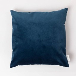 Velvet Touch Pillow . Midnight Blue - Throw Cushion Case Decorative Accent - thumbnail 3