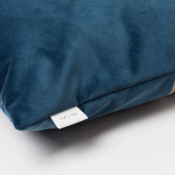 Velvet Touch Pillow . Midnight Blue - Throw Cushion Case Decorative Accent - thumbnail 2