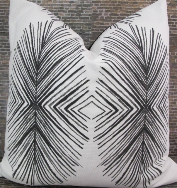 Designer Pillow Cover, Lftlm, Ink - image 1