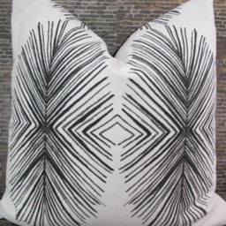 Designer Pillow Cover, Lftlm, Ink - thumbnail 2