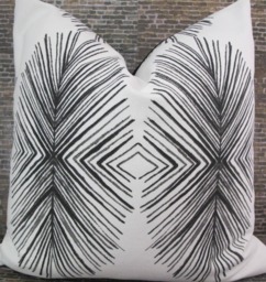 Designer Pillow Cover, Lftlm, Ink - thumbnail 1