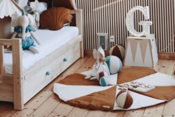 "Children's Patchwork Play Mat ""Caramel" - thumbnail 1