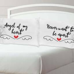 Couples Pillow Cases, Set Of 2 Cases Couple, I Love You Pillow, Pillowcase, Cute Case, Wedding - thumbnail 4