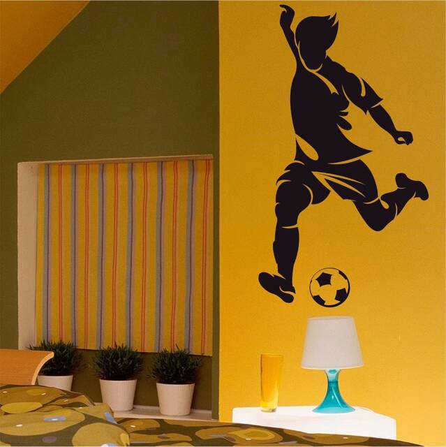 Striker Sticker, Vinyl Wall Art Sticker, Transfer, Mural, Stencil, Easy To Apply, Instructions Included, Matt Finish - image 1