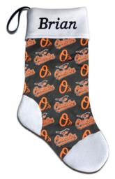 Personalized Mlb Baltimore Orioles Baseball Christmas Stocking Embroidered