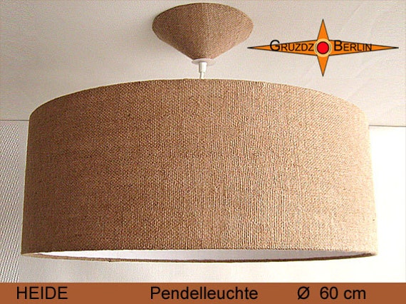 Jute Hanging Lamp Heide ??60 cm Jutelampe With Diffuser - image 1