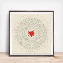 Manchester United Gift, Art Man Soccer, Football Wall Chart, Gift For Him, Teacher - thumbnail 1