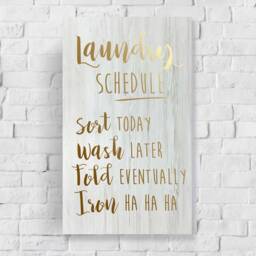 Laundry Room Decor, Laundry Sign, Symbols, Symbols Funny Bathroom Signs, Wall Decal - thumbnail 2