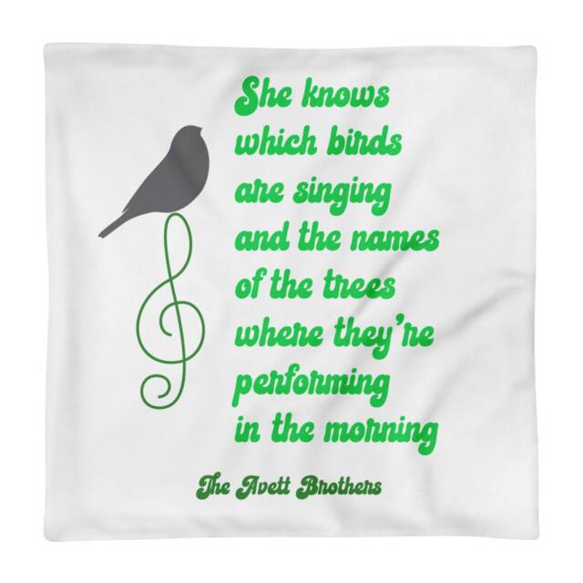 "Pillow Case Only - The Avett Brothers January Wedding "
