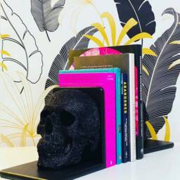 Skull Bookends - Pair // Decor Gothic Handmade By Haus Of Skulls - thumbnail 3