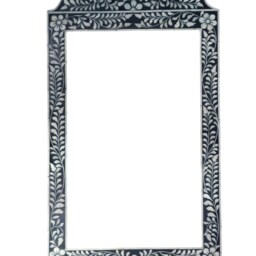Handmade Camel Bone Inlay Frame Indian Arch Style Wall Decor - thumbnail 4