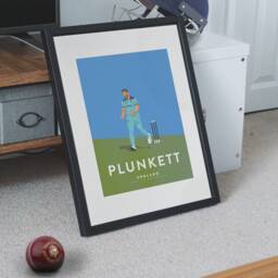 Liam Plunkett England Cricket Odi Team Art Print - World Cup Winners Collection A3 A4 Poster - thumbnail 2