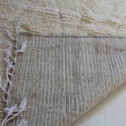 Moroccan Handmade Rug , Beni Ourain Style Morocco Wool Berber Rug, Modern Rug, Hand Woven Azilal - Brown Rug - thumbnail 4