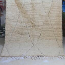 Moroccan Handmade Rug , Beni Ourain Style Morocco Wool Berber Rug, Modern Rug, Hand Woven Azilal - Brown Rug - thumbnail 3